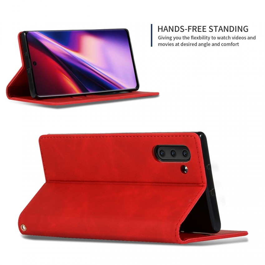 Case Business Style Samsung A715 A71 red