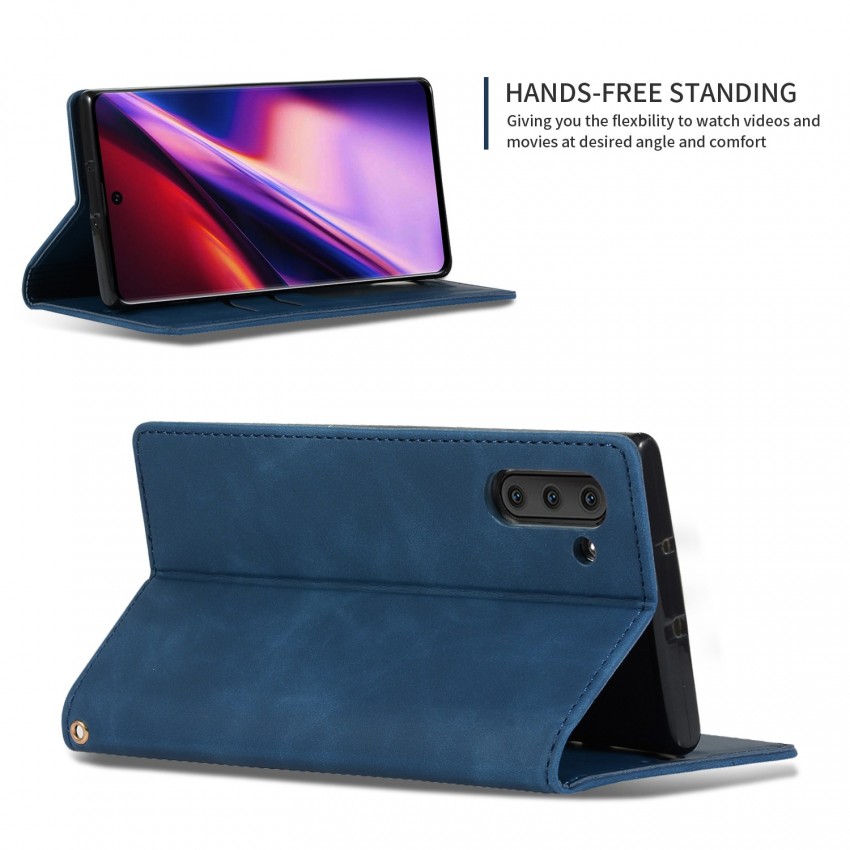 Case Business Style Samsung A556 A55 5G dark blue