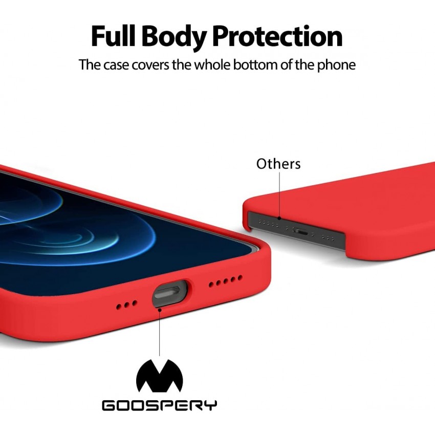 Case Mercury Silicone Case Samsung S928 S24 Ultra red