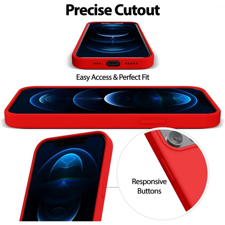 Maciņš Mercury Silicone Case Apple iPhone 14 Plus sarkans