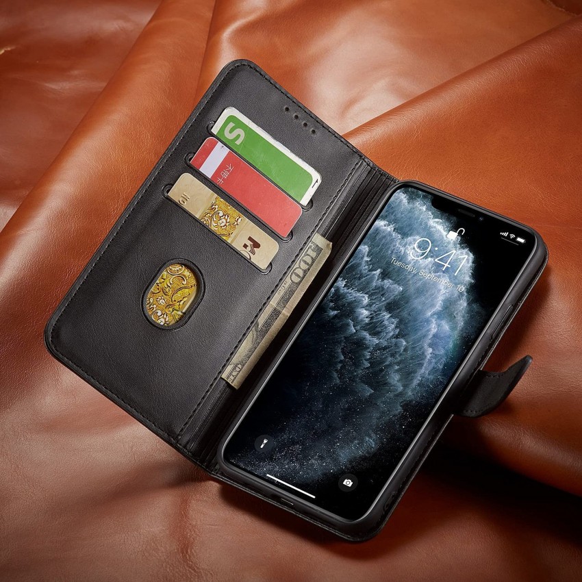 Maciņš Wallet Case Samsung A556 A55 5G melns