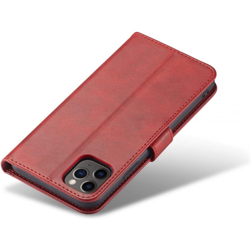 Maciņš Wallet Case Samsung A530 A8 2018 sarkans