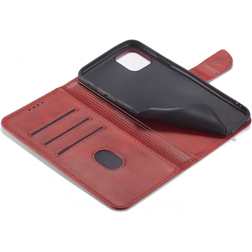 Telefoniümbris Wallet Case Samsung A125 A12/M127 M12 punane