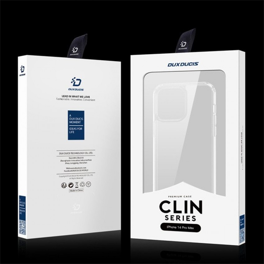 Telefoniümbris Dux Ducis Clin Apple iPhone 15 Pro Max läbipaistev
