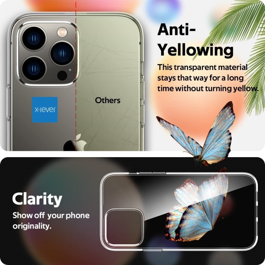 Telefoniümbris X-Level Antislip/O2 Apple iPhone 7/8/SE 2020/SE 2022 läbipaistev