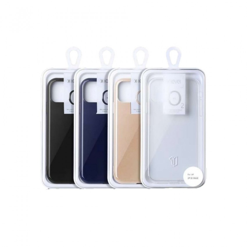 Telefoniümbris X-Level Antislip/O2 Apple iPhone 11 Pro läbipaistev