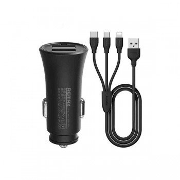 Car charger Remax RCC-217 with 2 USB connector 2.4A black