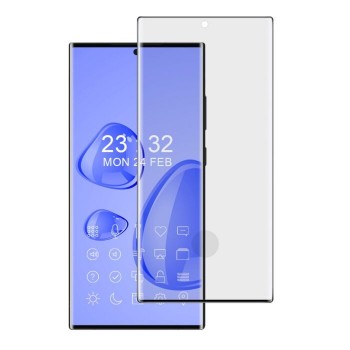 LCD kaitsev karastatud klaas 9D Curved Full Glue Samsung G986 S20 Plus must