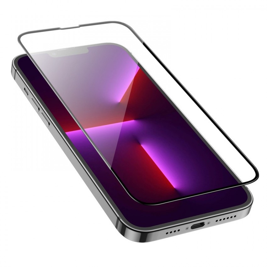 Tempered glass 5D Full Glue Apple iPhone 12/12 Pro black