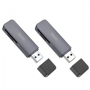 Mälukaardilugeja Hoco HB45 2-in-1 USB2.0 hall