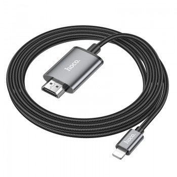 Cable Hoco UA27 Lightning to HDMI 2.0m gray