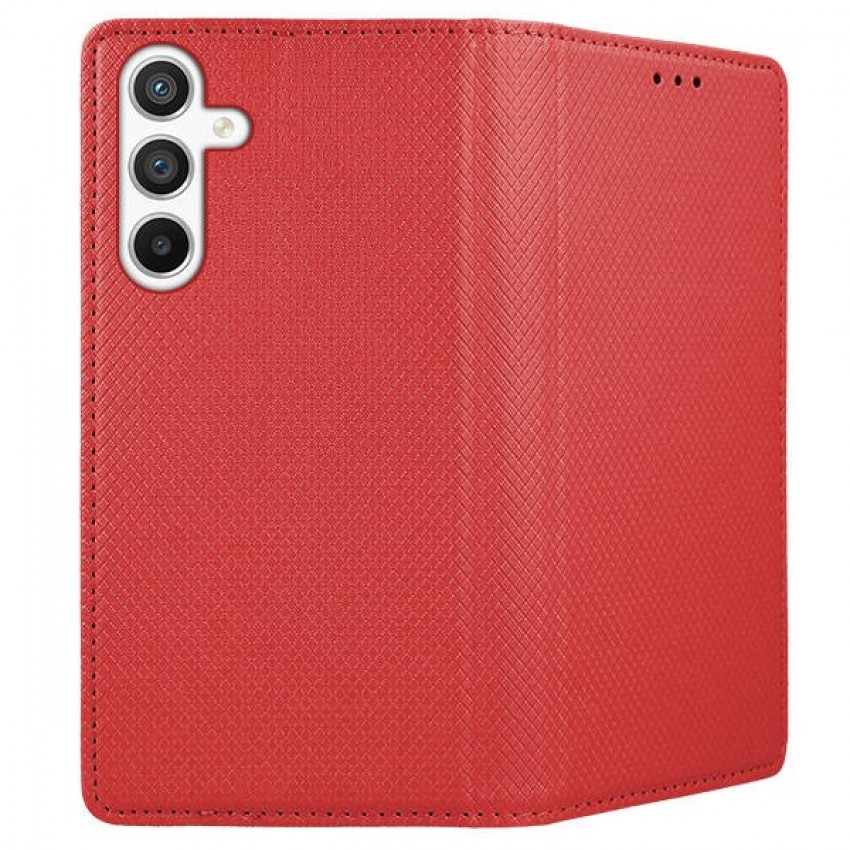 Maciņš Smart Magnet Samsung A556 A55 5G sarkans