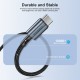 USB kabelis Choetech XCC-1014 USB-C to USB-C PD60W 1.2m melns