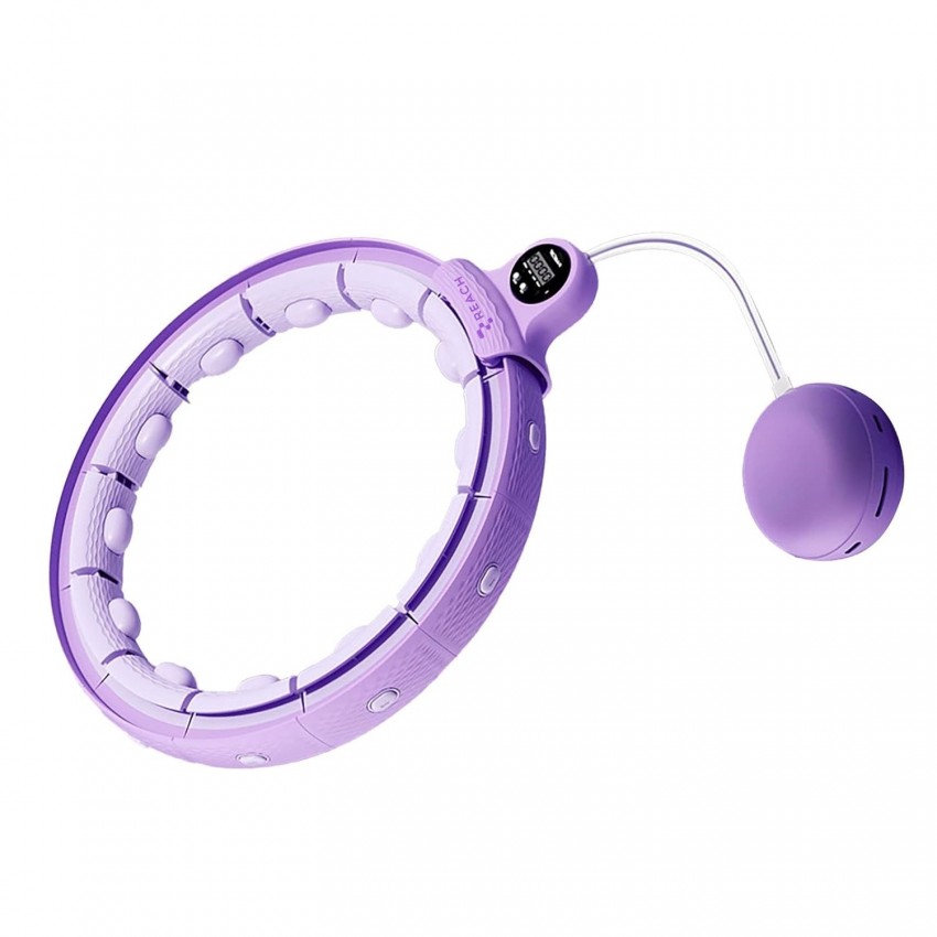 Masāžas vingrošanas riņķis Reach Smart Hula Hoop TEZ1 violets