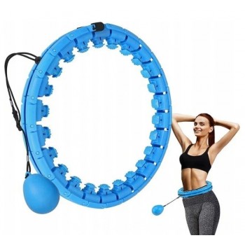 Masāžas vingrošanas riņķis Smart Hula Hoop HHP002 zils