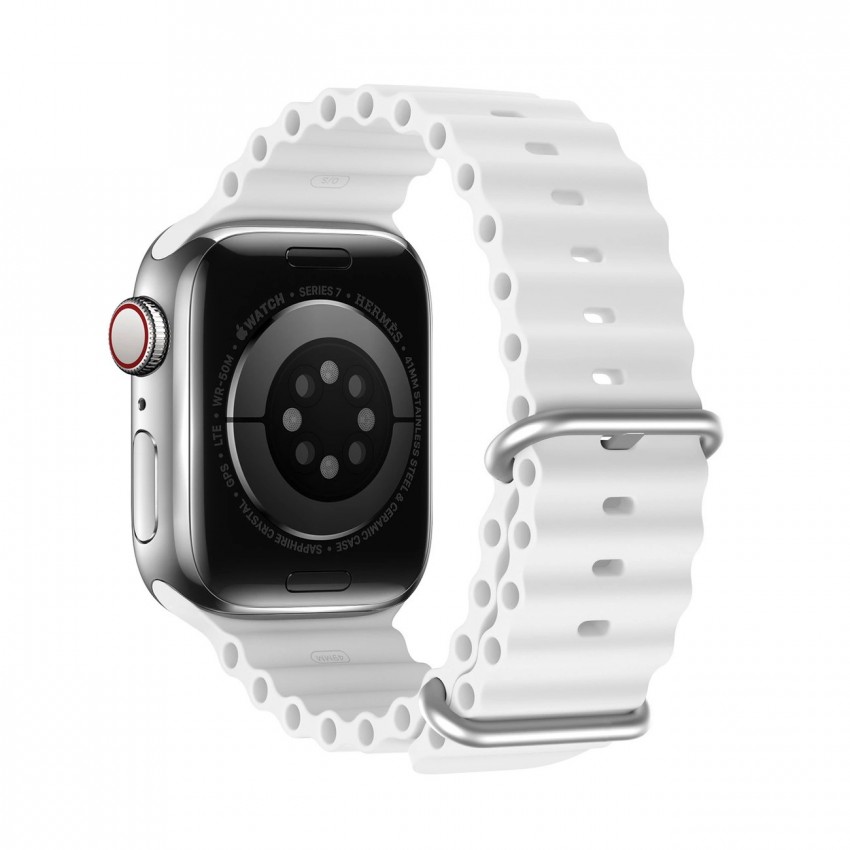 Aproce Dux Ducis OceanWave Series Apple Watch 42/44/45/49mm White