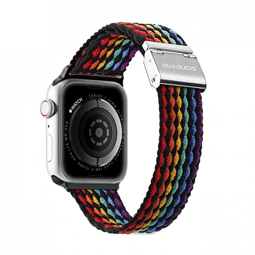 Strap Dux Ducis Mixture II Series Apple Watch 42/44/45/49mm Dark Stripes