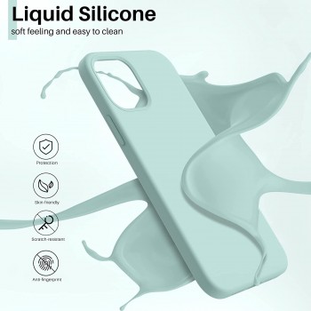 Case Liquid Silicone 1.5mm Apple iPhone 16 mint