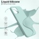 Maciņš Liquid Silicone 1.5mm Apple iPhone 16 piparmētru krāsa