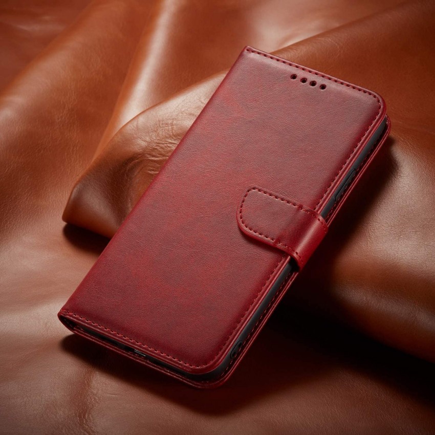 Maciņš Wallet Case Xiaomi Redmi 13 4G/Redmi 13 5G/Poco M6 4G sarkans