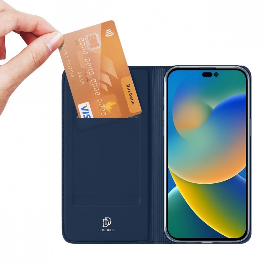 Telefoniümbris Dux Ducis Skin Pro Xiaomi Poco F6 Pro 5G tumesinine