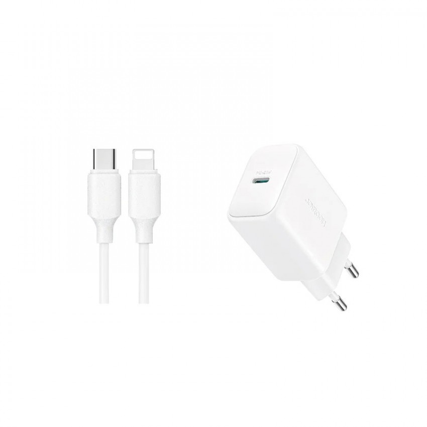 Lādētājs Joyroom JR-TCF20 USB-C PD20W + USB-C to Lightning cable 1.0m balts