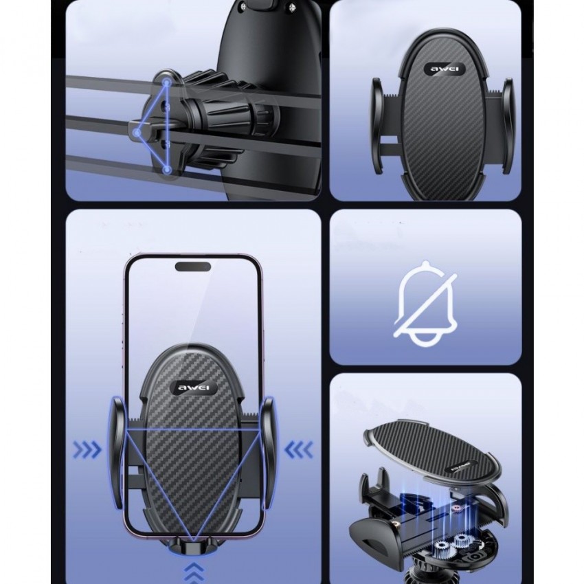 Auto telefonihoidik Awei X38 (air vent) must