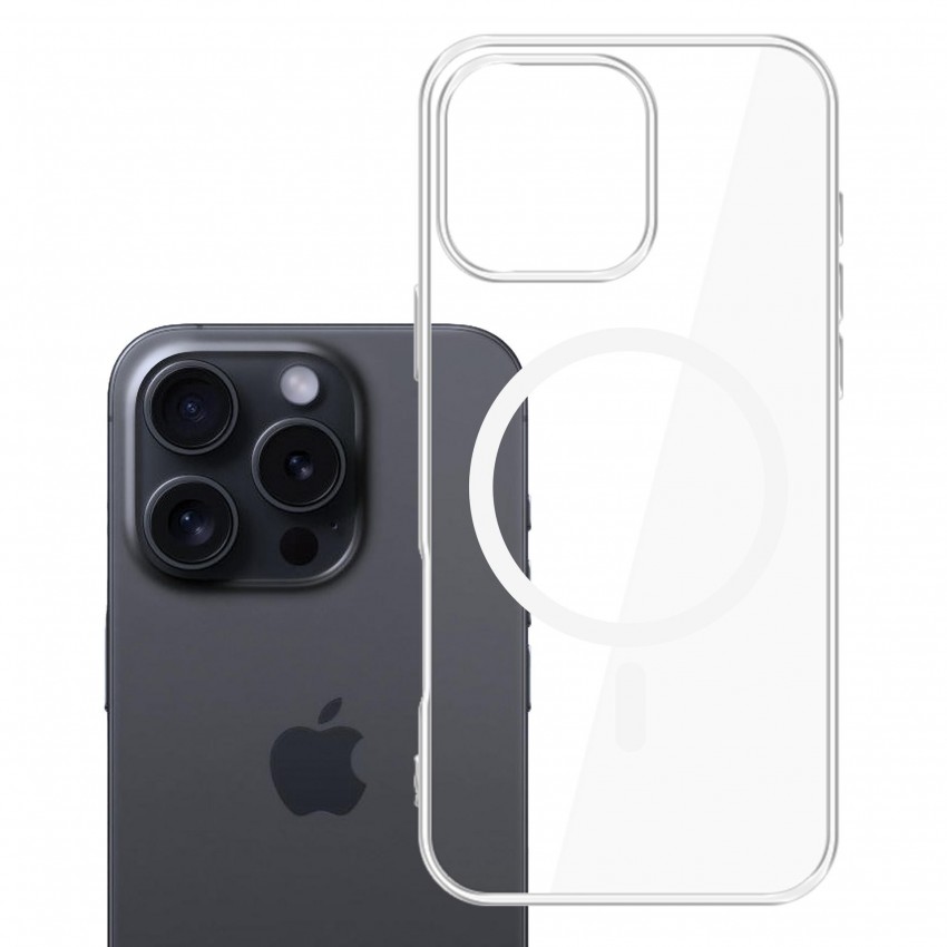 Maciņš 3mk Clear MagCase Apple iPhone 16 Pro