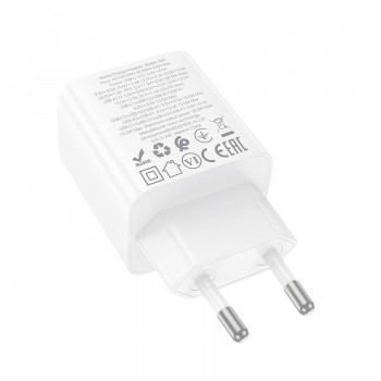 Lādētājs Hoco N56 2xUSB-C/2xUSB-A PD30W balts