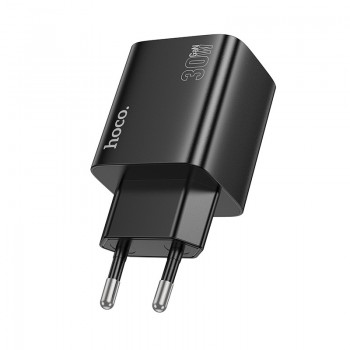 Lādētājs Hoco N56 2xUSB-C/2xUSB-A PD30W melns