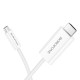 Kabelis Borofone DH10 USB-C to HDMI 1.8m balts