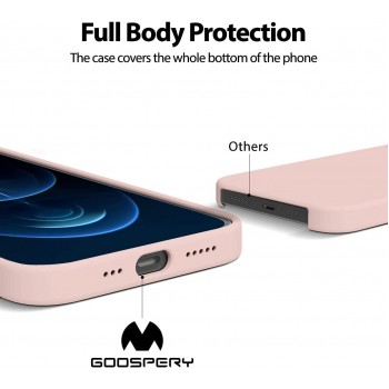 Maciņš Mercury Silicone Case Apple iPhone 16 Pro Max rozā smilšu krāsa