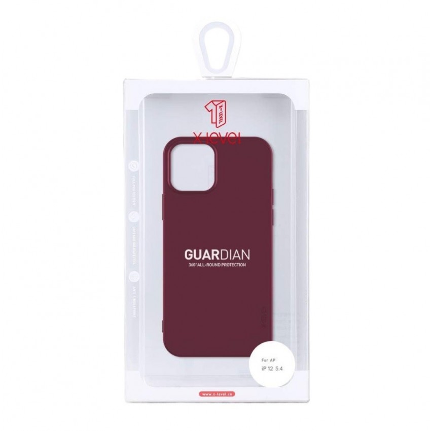 Maciņš X-Level Guardian Apple iPhone 16 bordo