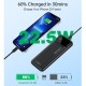 Arejais-akumulators Power Bank Choetech B728 22.5W 10000mAh melns