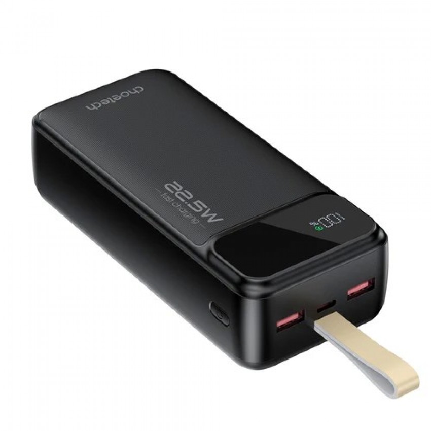 Arejais-akumulators Power Bank Choetech B730 22.5W 30000mAh melns