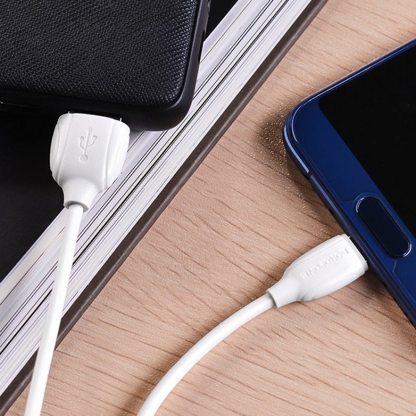 Laadimisjuhe Borofone BX19 USB-A to USB-C 1.0m valge