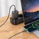 Lādētājs Hoco N63 30W GaN USB-C/USB-A + USB-C to USB-C cable 1.0m melns