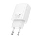Lādētājs Hoco N63 30W GaN USB-C/USB-A balts