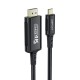 Kabelis Acefast C1-10 USB-C to HDMI 1.8m melns