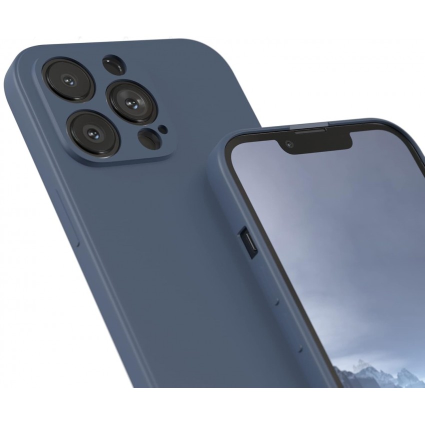 Maciņš Liquid Silicone 1.5mm Samsung S931 S25 tumši zils