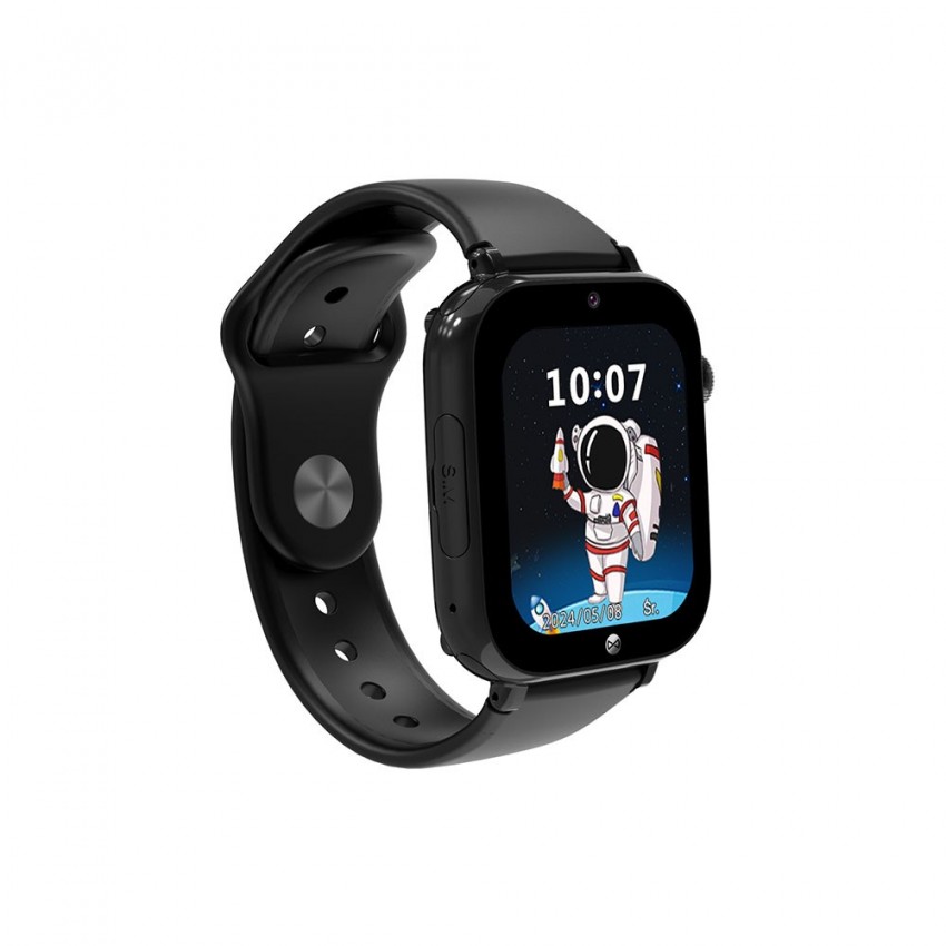 Viedais pulkstenis bērniem Forever Smartwatch GPS WiFi 4G Kids Look Me! 3 KW-520 melns