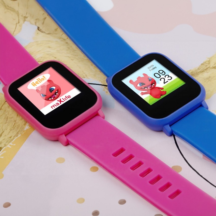 Viedais pulkstenis bērniem Maxlife Smartwatch Kids MXSW-200 zils