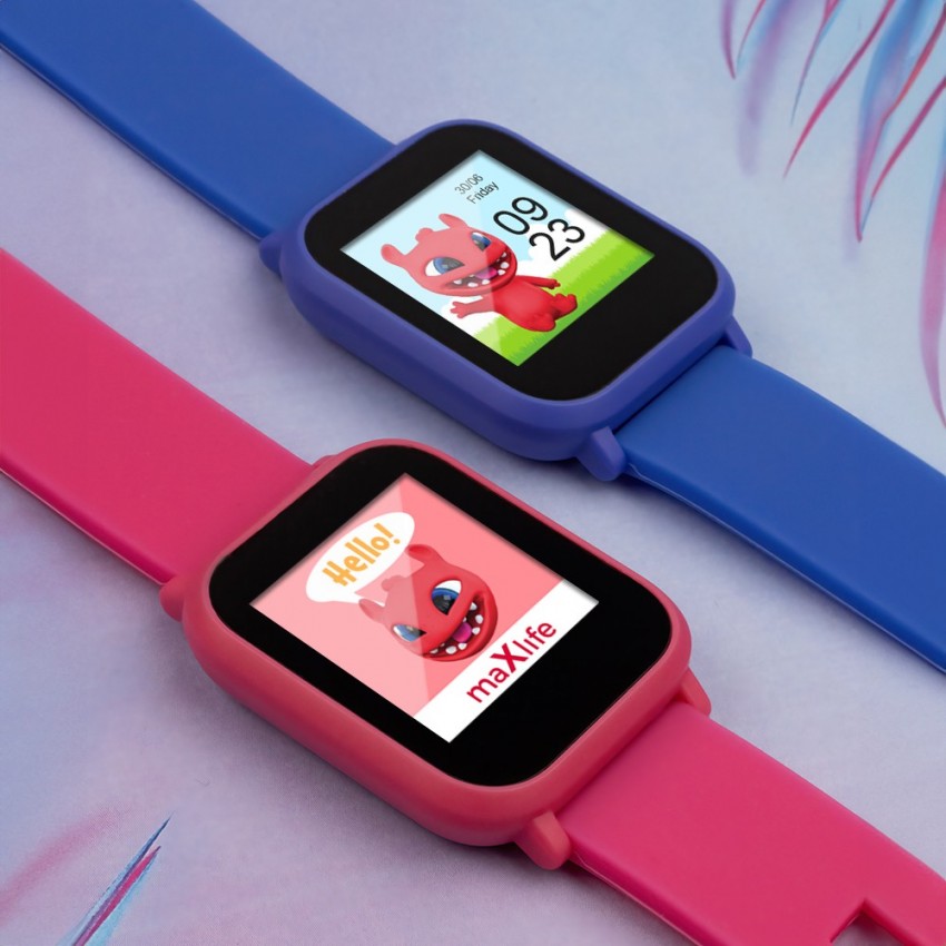 Viedais pulkstenis bērniem Maxlife Smartwatch Kids MXSW-200 rozā