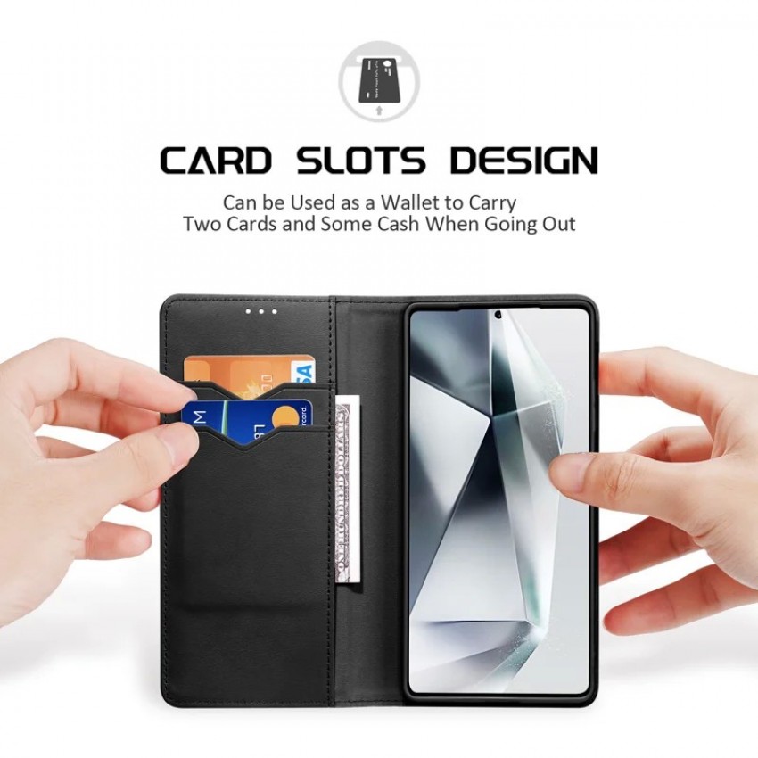Maciņš Dux Ducis Hivo priekš Samsung S938 S25 Ultra melns