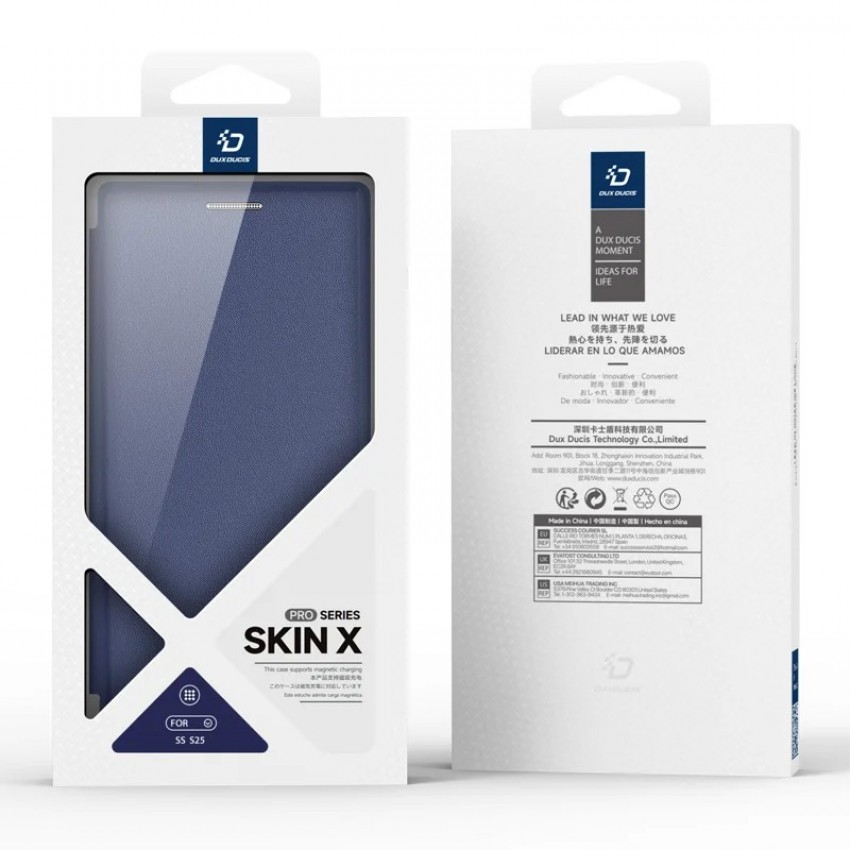 Telefoniümbris Dux Ducis Skin X Pro Samsung S931 S25-le sinine