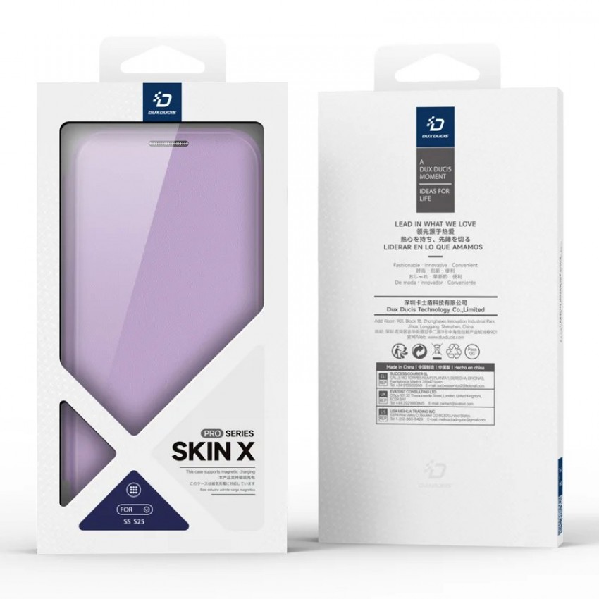 Maciņš Dux Ducis Skin X Pro priekš Samsung S931 S25 violets