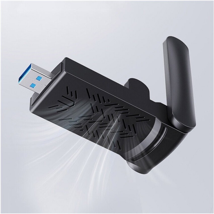 USB Wi-Fi adapteris Reach UWA-1 1300Mbps 802.11ac/a/b/g/n melns