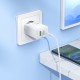 Lādētājs Hoco N71 30W GaN USB-C/USB-A + USB-C to USB-C cable 1.0m balts