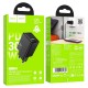 Lādētājs Hoco N71 30W GaN USB-C/USB-A melns