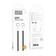 USB kabelis Hoco X104 60W USB-C to USB-C 2.0m melns
